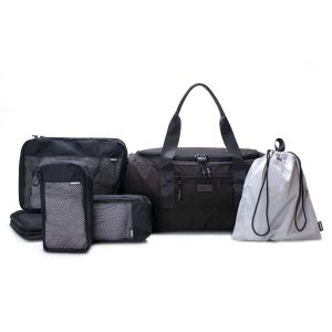 ALL IN - סט תיקים איכותי לאימון , ליום יום ולטיולים - Heather Grey