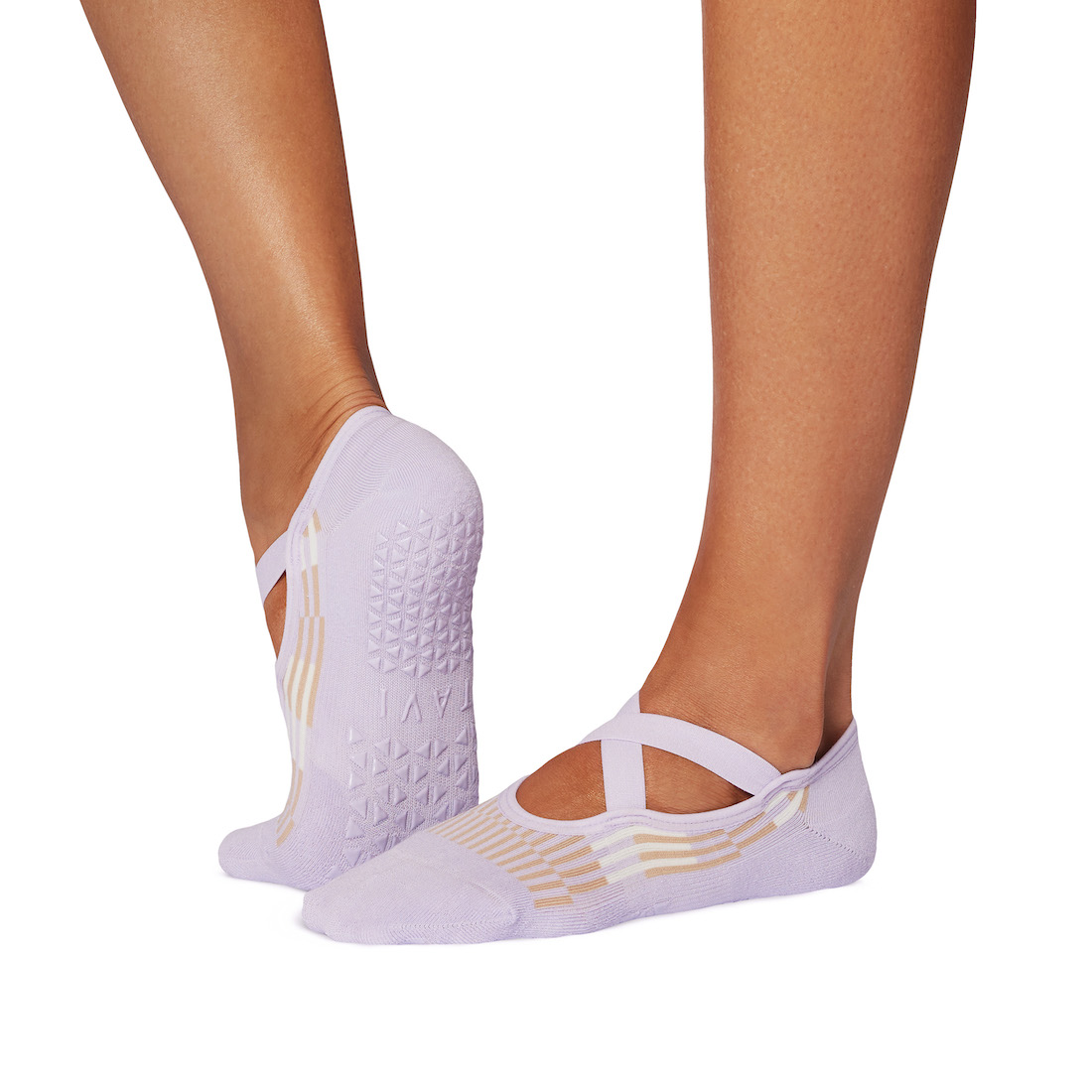 גרבי פילאטיס עם אחיזה ורצועות – תמונה 10