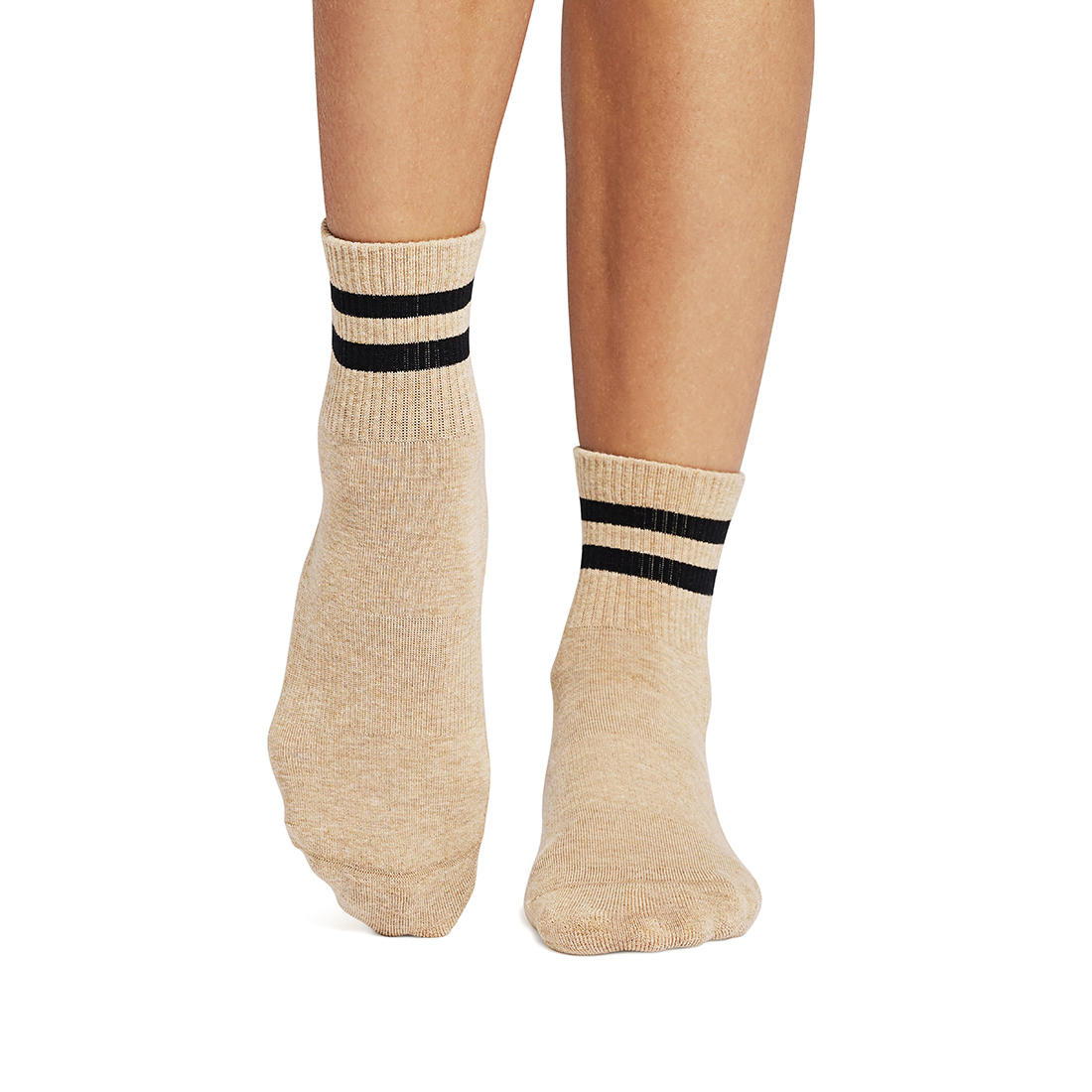 Socks Grip Aria-גרבי אחיזה לפילאטיס יוגה ובר - Wildflower Space Dye, Medium – תמונה 2