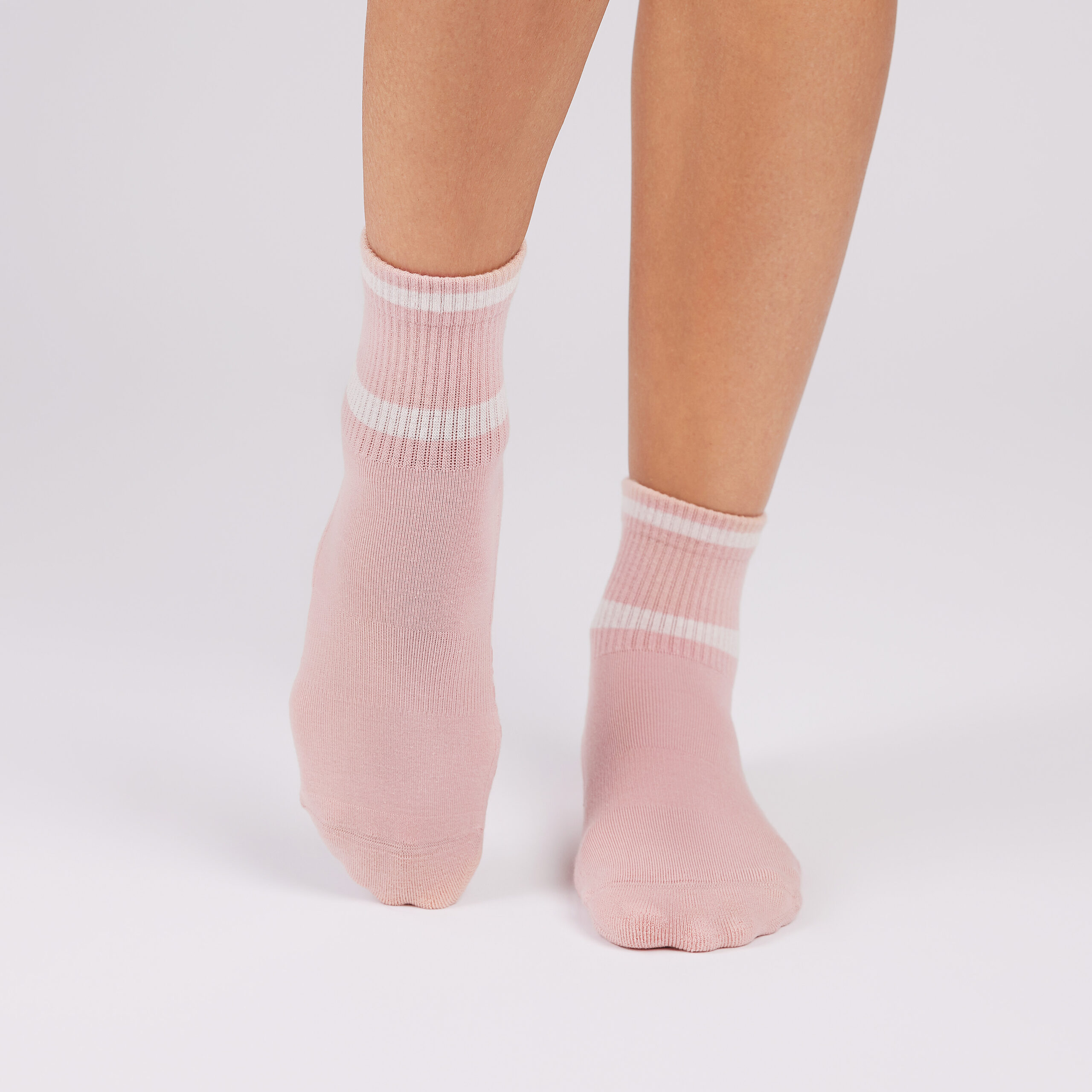 Socks Grip Aria-גרבי אחיזה לפילאטיס יוגה ובר - Wildflower Space Dye, Medium – תמונה 6