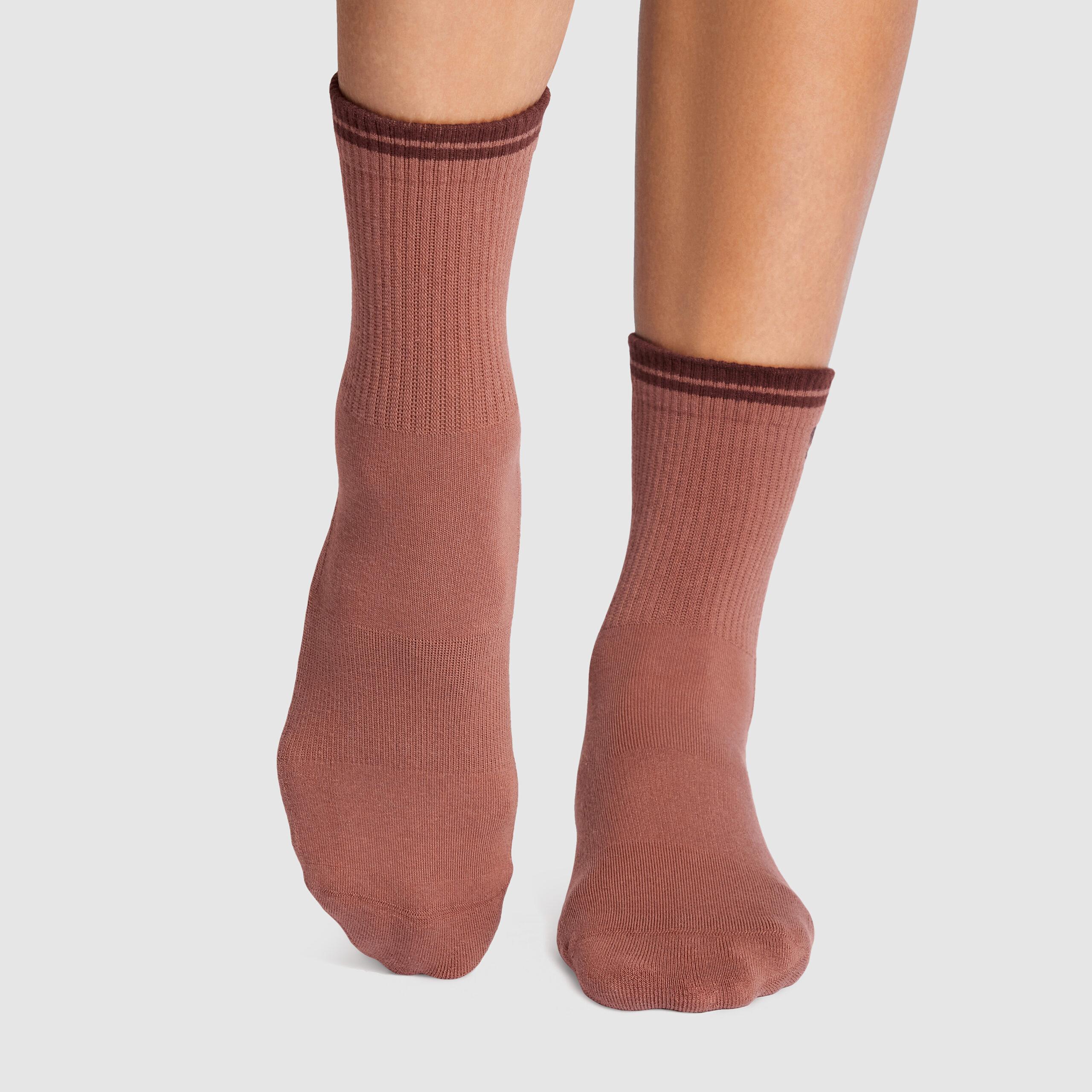 Socks Grip Aria-גרבי אחיזה לפילאטיס יוגה ובר - Wildflower Space Dye, Medium – תמונה 9